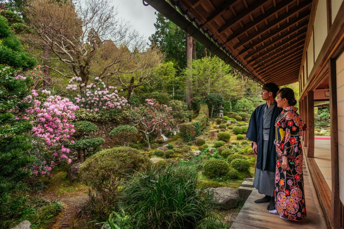 京都和服外拍,和服写真,三千院